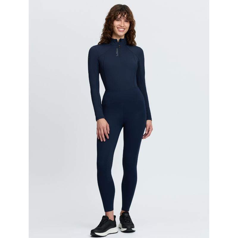 LeMieux Natalie Brushed Pull On Riding Tight - Navy-6