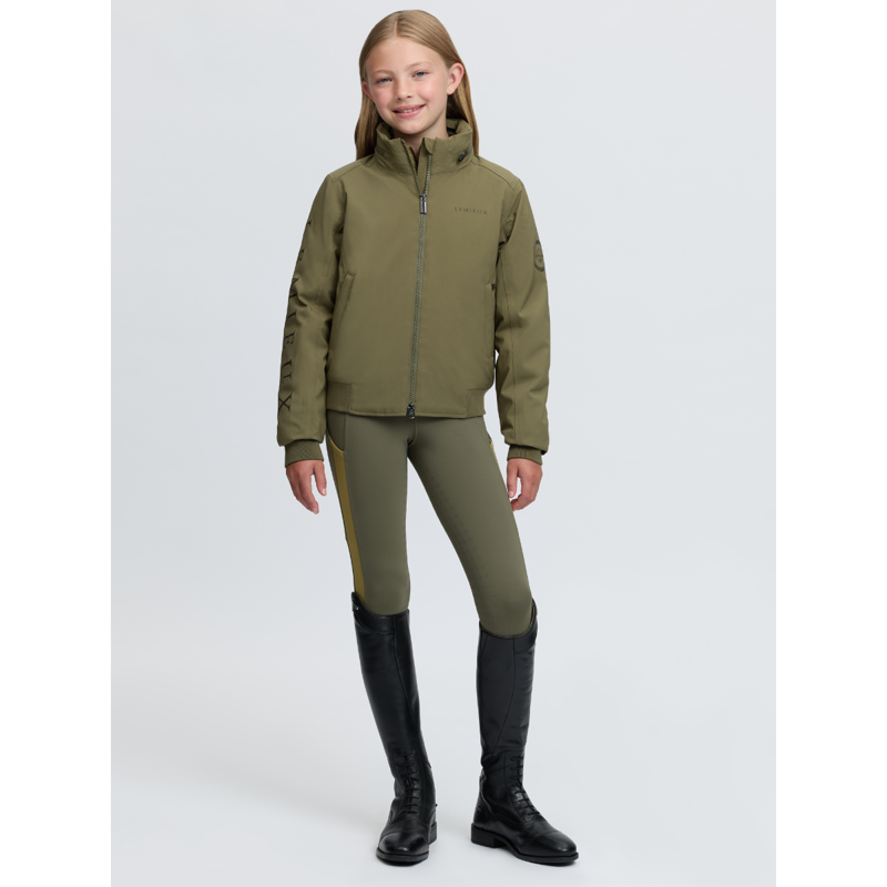 LeMieux Young Rider Clarissa Crew Jacket - Willow Green-6