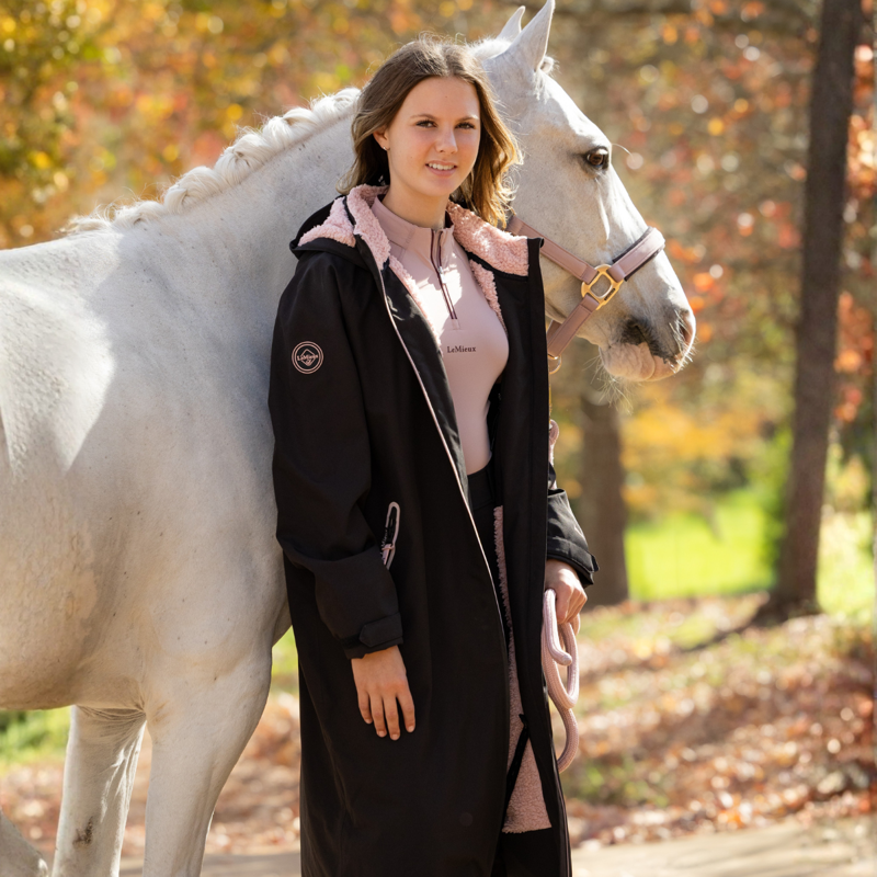 LeMieux Young Rider Hydroshield Robe - Black-6