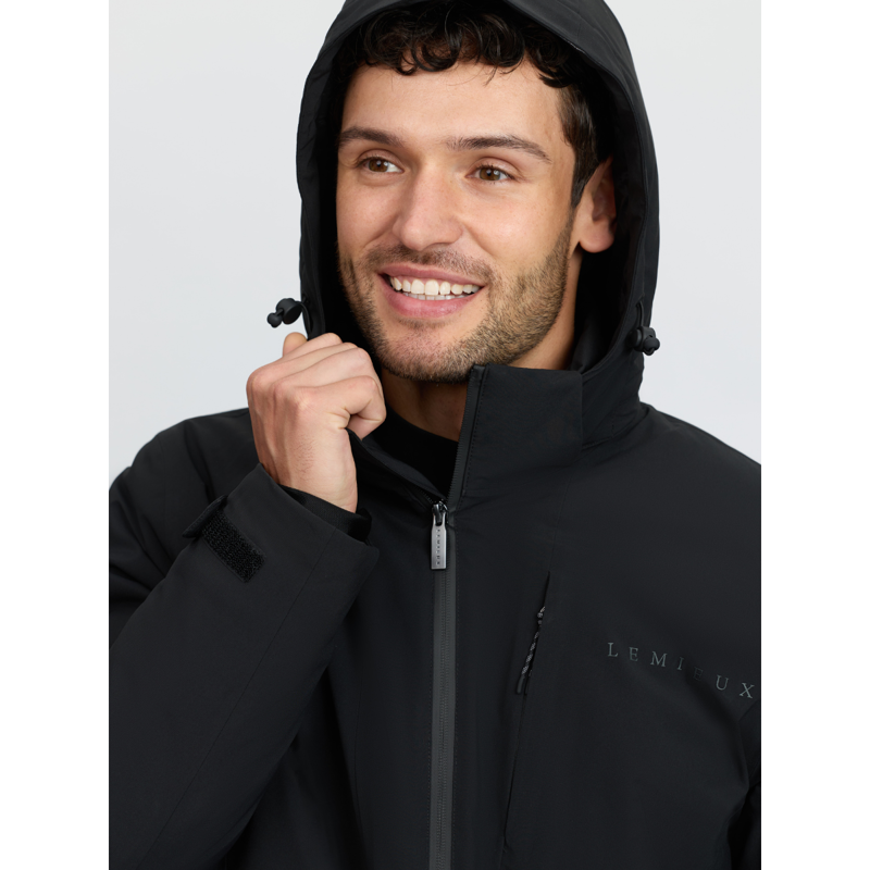 LeMieux Men's Waterproof Training Coat - Black-6