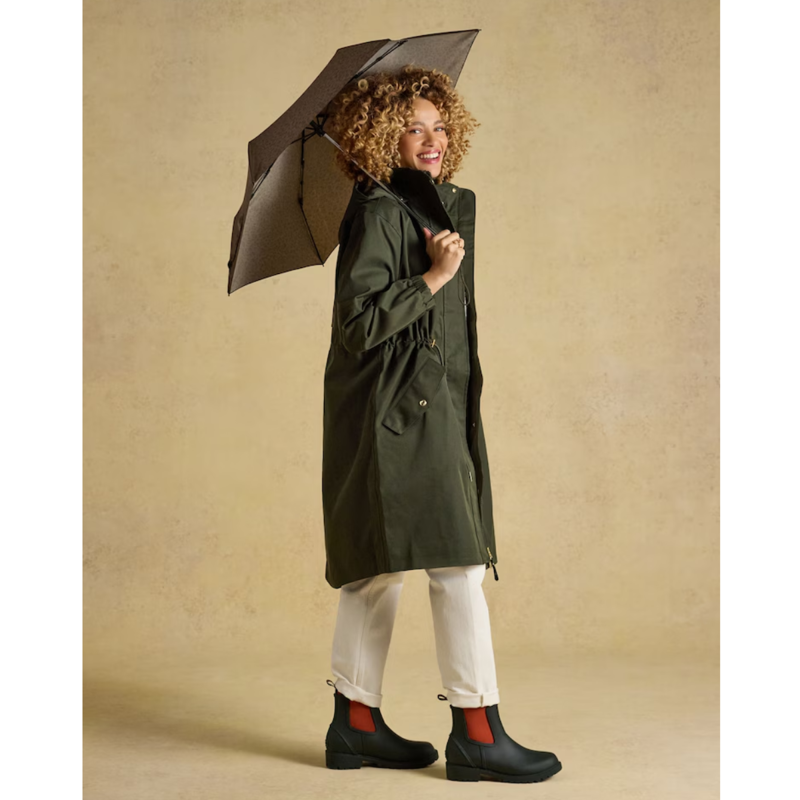 Joules Ladies Umbrella - Brown Leopard-6