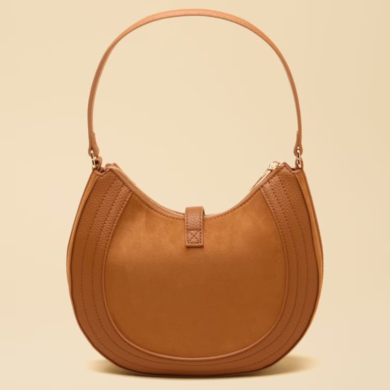 Joules Ladies Saddle Bag - Tan Brown-2