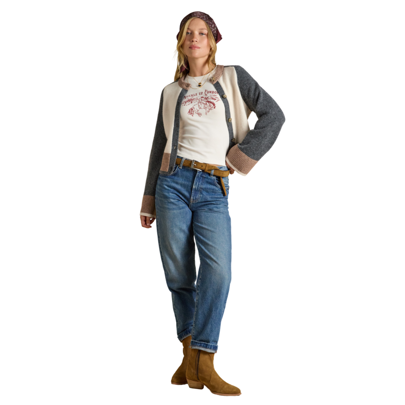 Joules Ladies Nora Cardigan - Brown-4