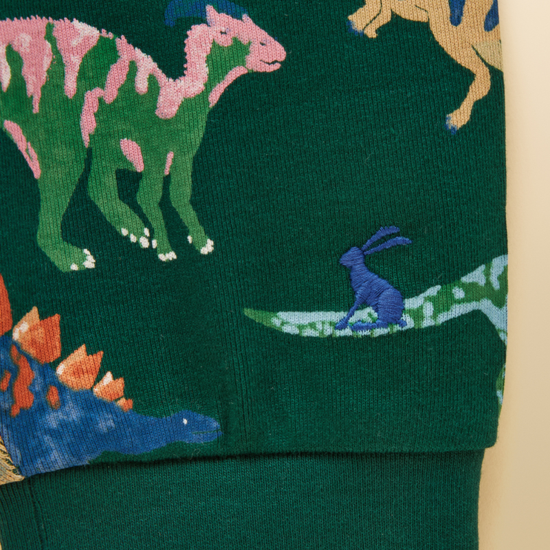 Joules Boys' Kipwell Pyjamas - Green Dino-7