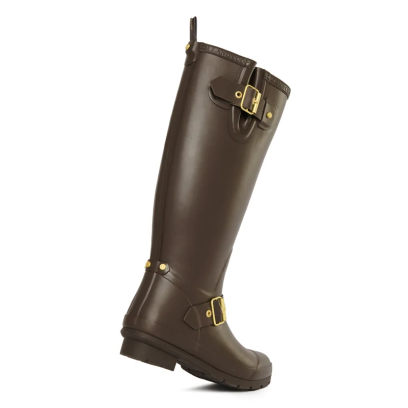 Holland Cooper Sherpa Lined Regency Wellington - Chocolate Matte Gold-4