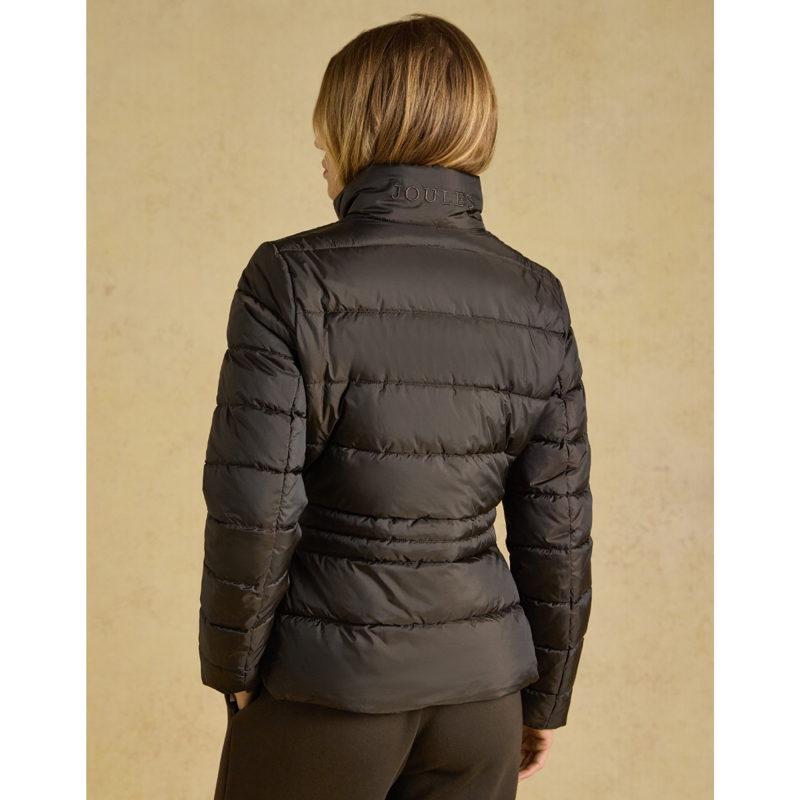 Joules Ladies Paddock Showerproof Padded Coat - Brown-1