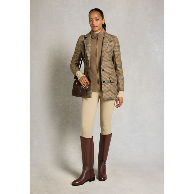 Holland Cooper Country Fleece Gilet - Mocha-4