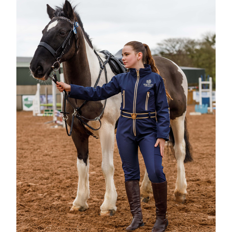 EQUISUIT Harvest Night Classic Edition Equestrian Suit - Navy-6