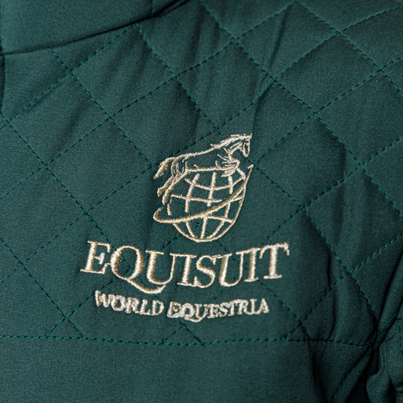 EQUISUIT Hunter's Grove Diamond Edition Equestrian Suit - Forest Green-4