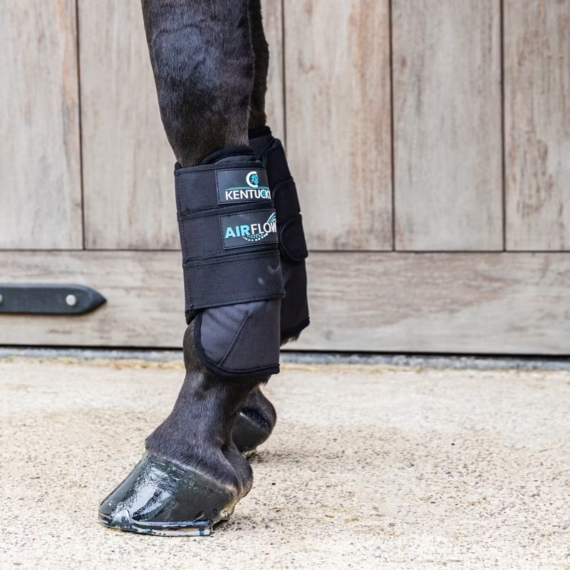 Kentucky Eventing Boots 3D Air Flow Skin Friendly Front - Black-6