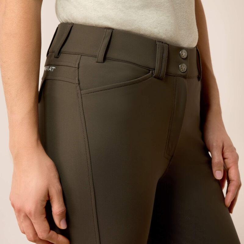 Ariat Women's Tri Factor Frost 2.0 Full Seat Breeches - Earth-6