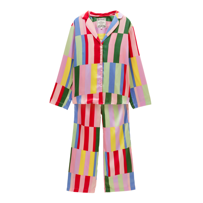 Joules Ladies Bonnie Pyjamas - Multi Stripe-6