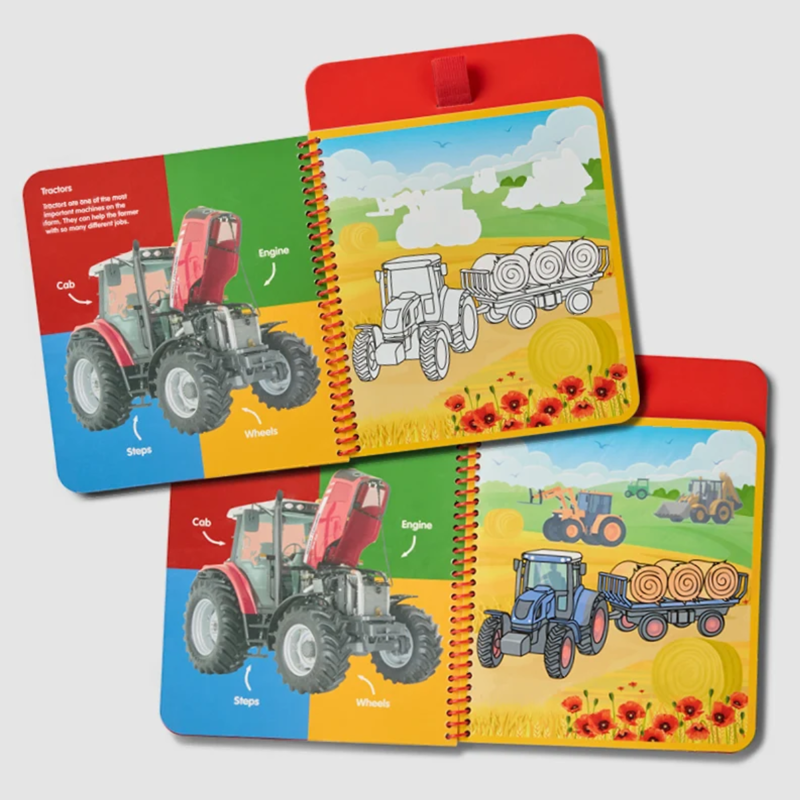Tractor Ted Magic Painting Book - Machines-6