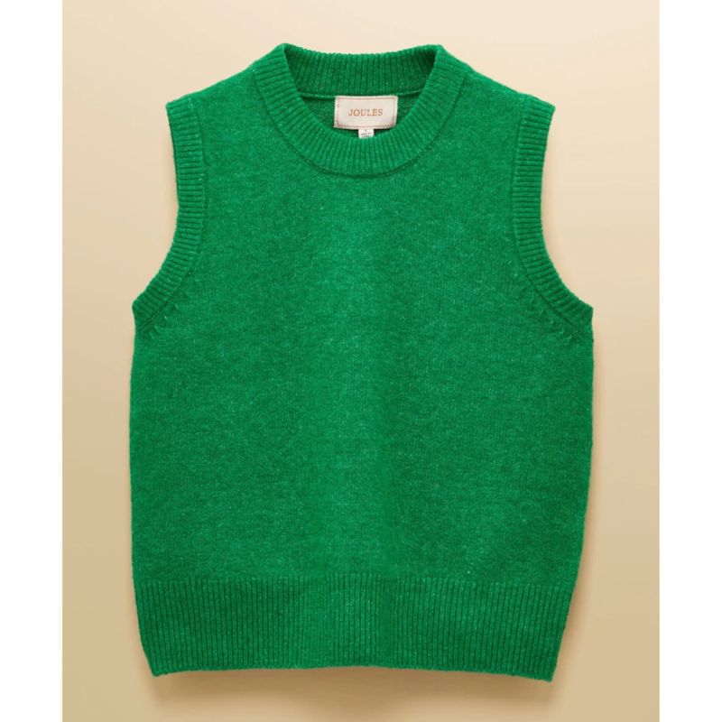 Joules Ladies Holly Knitted Vest - Olive-4