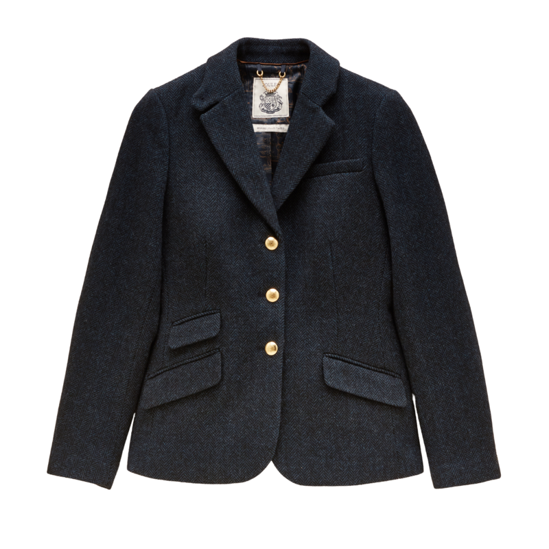 Joules Ladies Canterly Jacket - Navy Herringbone-6