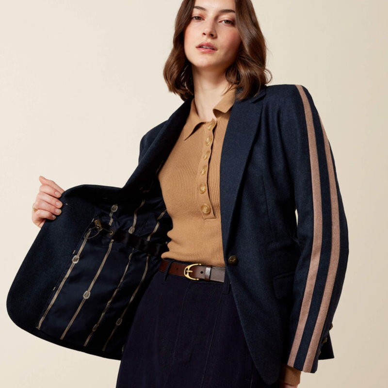 Ariat Women's Dornie Blazer - Navy-5