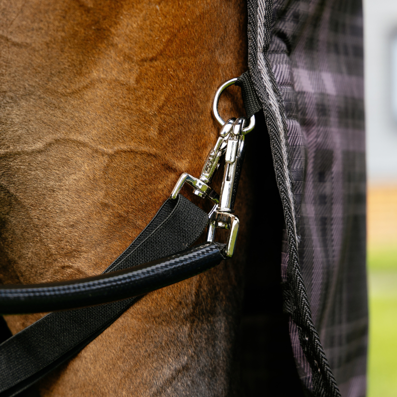 LeMieux Arika Check 200g Turnout Rug - Cocoa-6