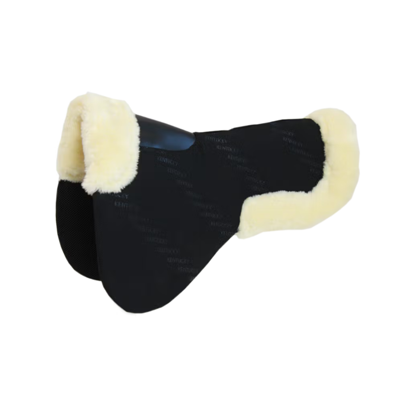 Kentucky Half Pad Impact Equalizer Sheepskin 10mm - Black-6