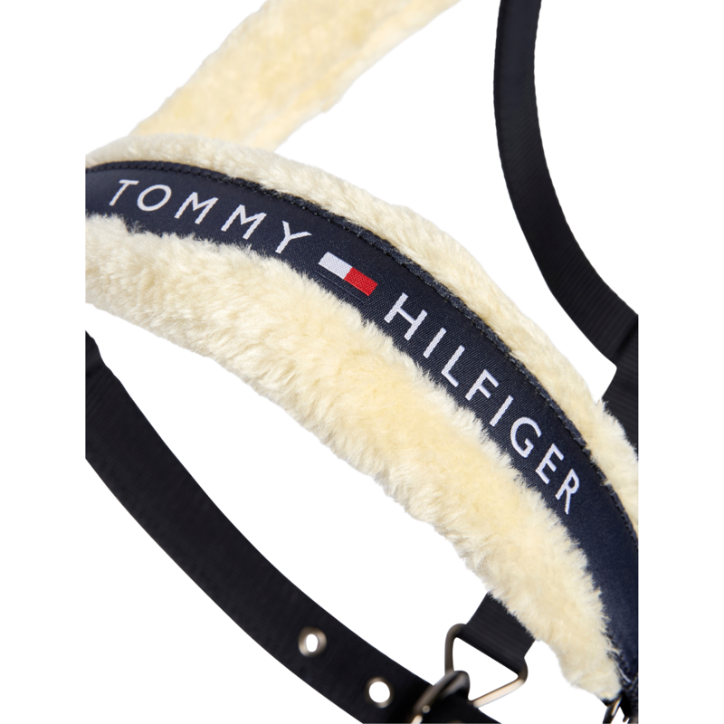 Tommy Hilfiger Yale Faux Fur Headcollar and Rope Set - Desert Sky-3