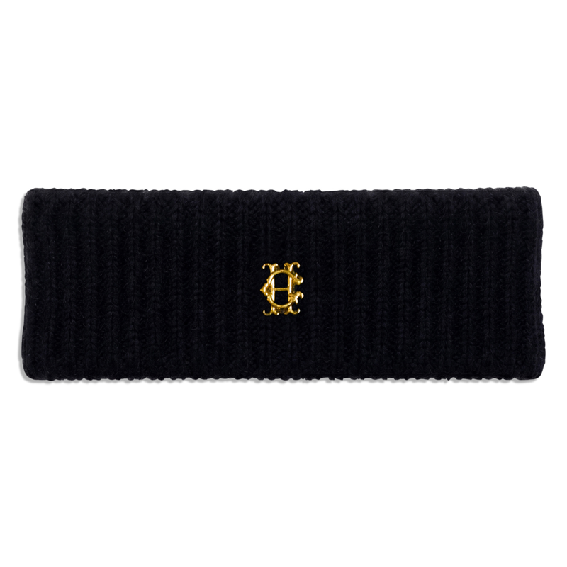 Holland Cooper Knitted Headband - Black-1