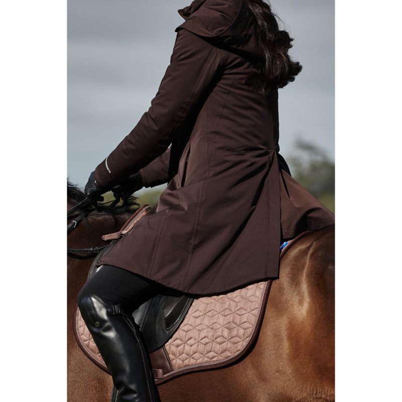 WeatherBeeta All Purpose Waterproof Insulated Longline Riding Jacket - Espresso-3