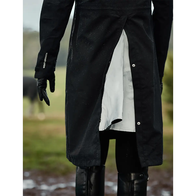 WeatherBeeta Windbreaker Reflective Longline Riding Jacket - Blackberry-8