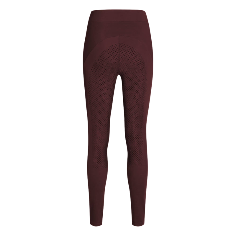 Tommy Hilfiger Capsule Collection Women's Elmira Winter Rhinestone Full Grip Leggings - Deep Burgundy-6