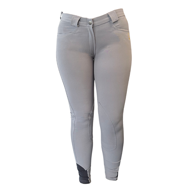 Kingsland Ladies Kelly Fitted Breeches - Light Grey