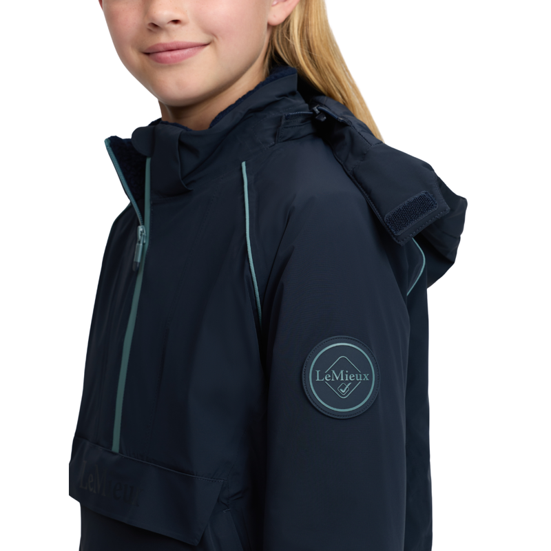 LeMieux Young Rider Bailey Waterproof Anorak - Navy-6