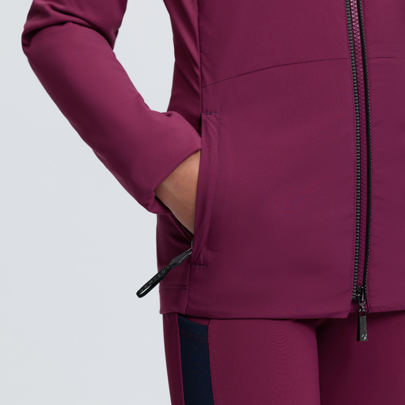 LeMieux Young Rider Betty Lightweight Jacket - Blackberry-4