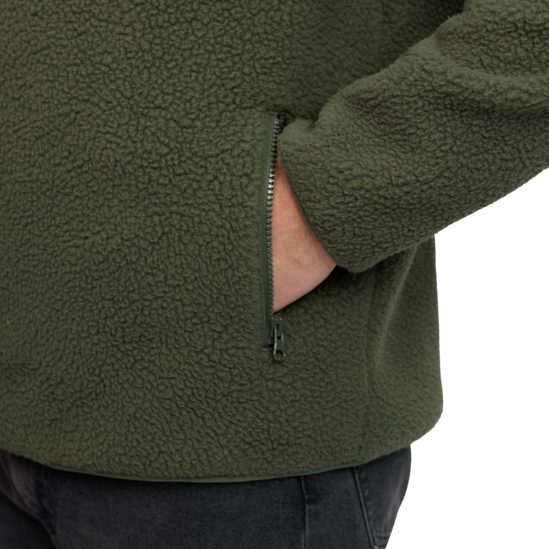 LeMieux Men's Borg Half Zip Sweat - Olive-4
