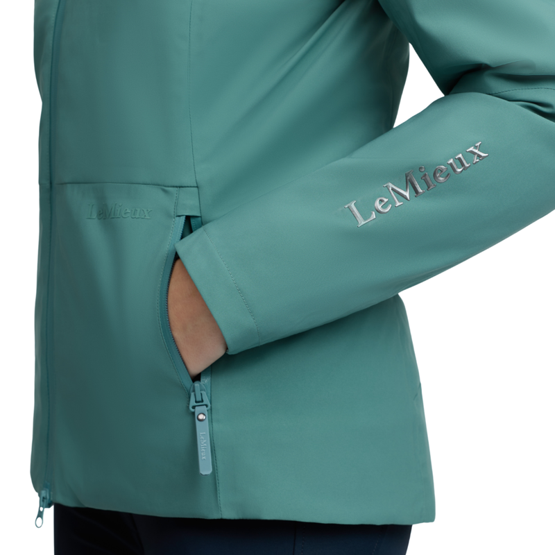 LeMieux Brooke 3 in 1 Waterproof Hybrid Jacket - Aloe-6