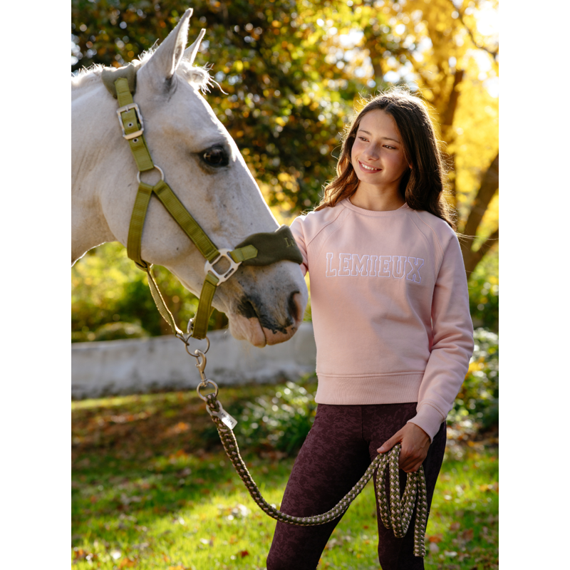 LeMieux Young Rider Shay Varsity Crew - Petal-6