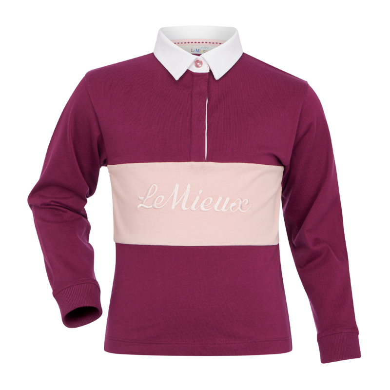 LeMieux Mini Roman Rugby Shirt - Blackberry