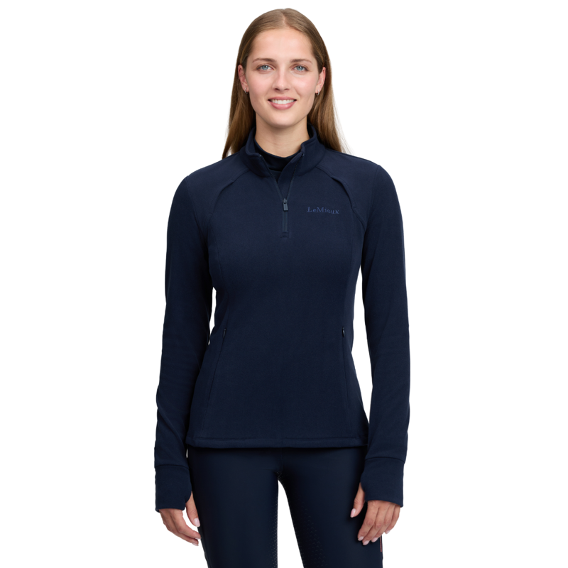 LeMieux Frances Quarter Zip Fleece - Navy-2