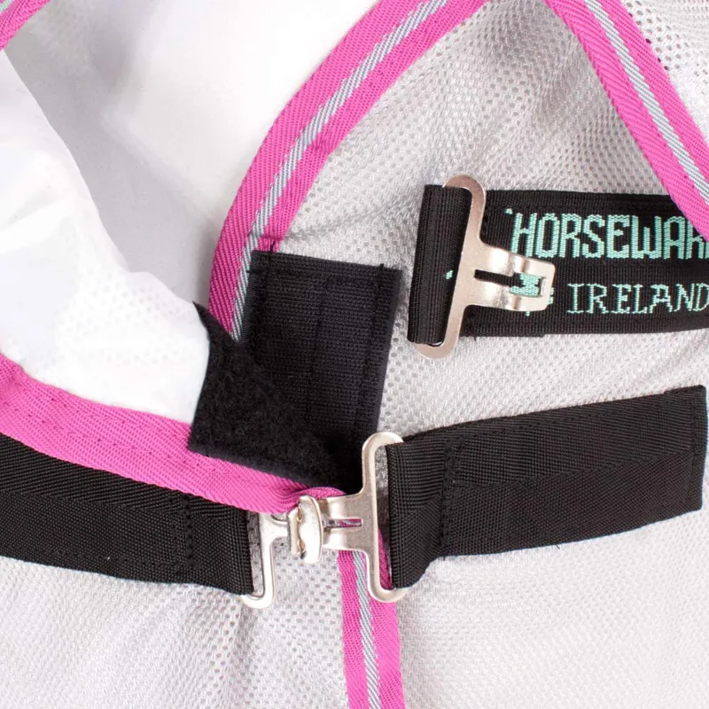 Horseware Amigo Airflow Fly Rug - Green/Purple/Mint -3