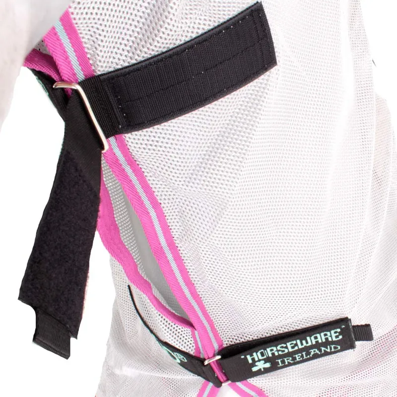 Horseware Amigo Airflow Fly Rug - Green/Purple/Mint -5