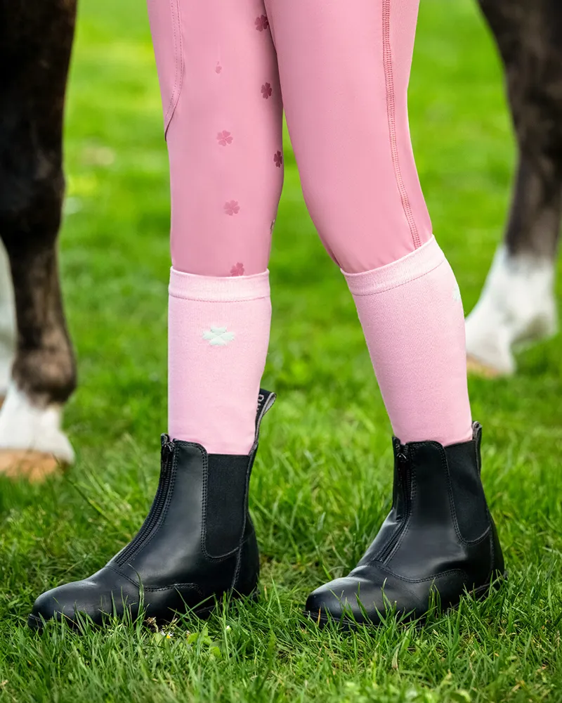 QHP Children's Lucky Start Gift Box Long Socks - Mixed-2