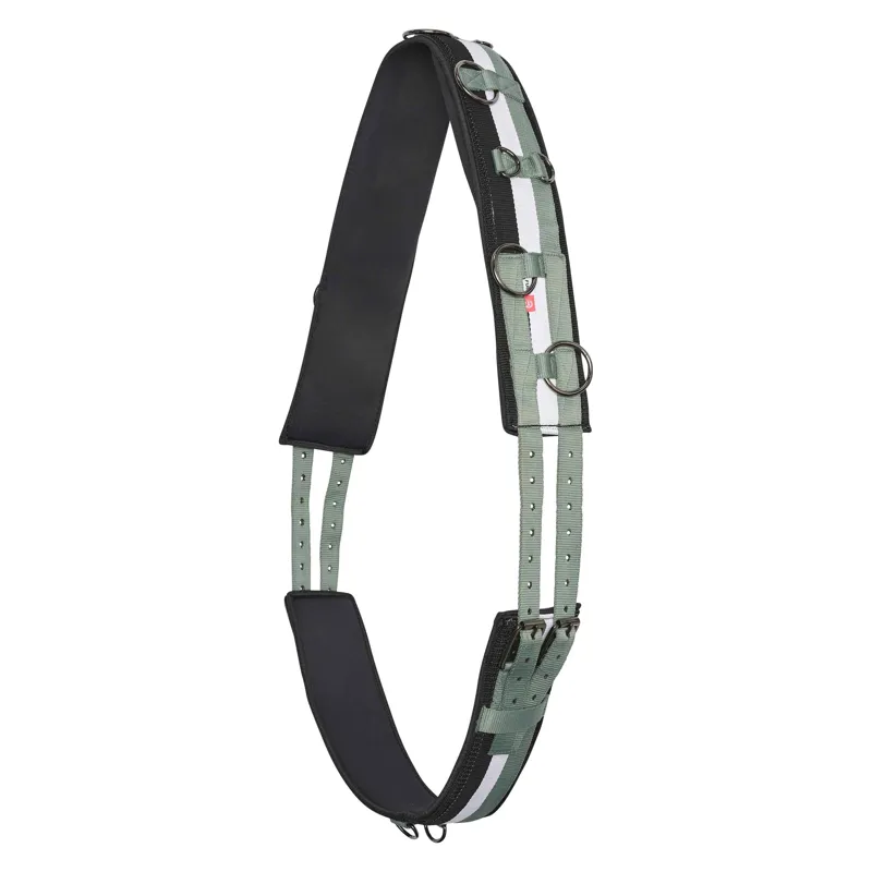 Imperial Riding Deluxe Extra Lunging Girth - Sage Green/White/Black