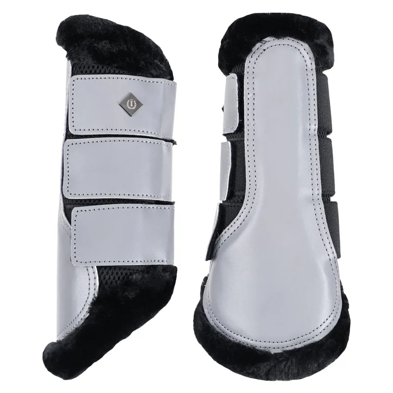 Imperial Riding Specular Reflective Brushing Boots - Black/Reflective
