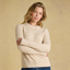 Joules Ladies Classic Cable Jumper - Oatmeal
