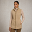 Holland Cooper Country Longline Fleece Gilet - Sand