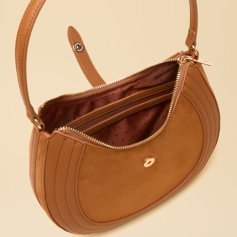 Joules Ladies Saddle Bag - Tan Brown-3