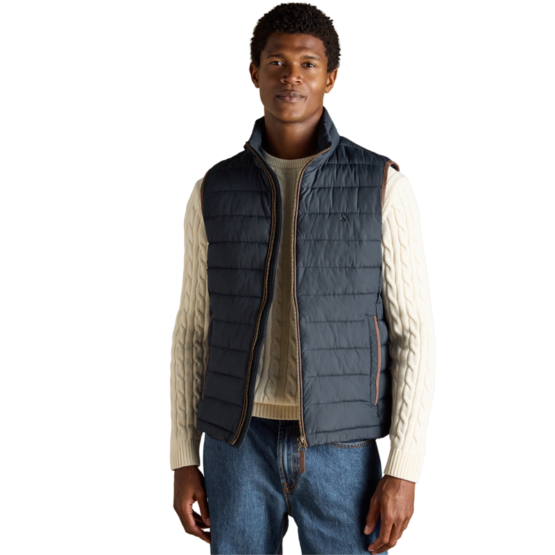 Joules Men's Heritage Padded Gilet - Navy-8