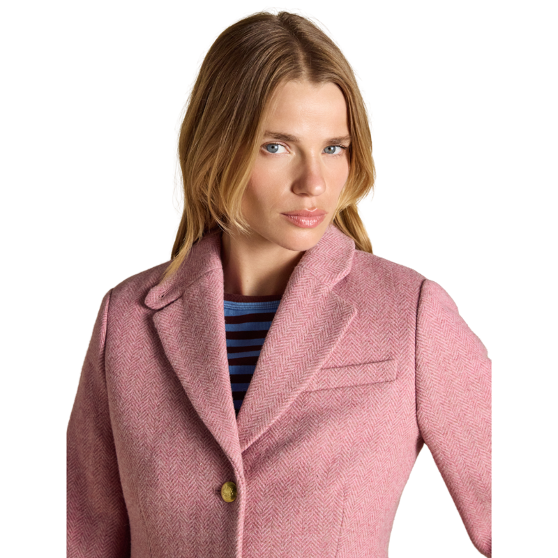 Joules Ladies Canterly Jacket - Pink Tweed-9