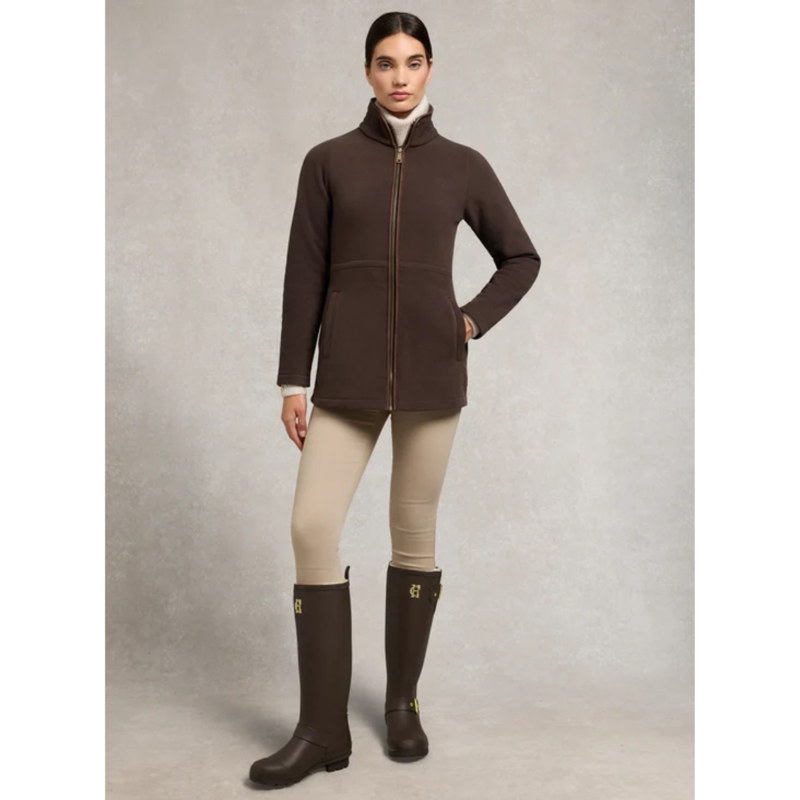 Holland Cooper Sherpa Lined Regency Wellington - Chocolate Matte Gold-8