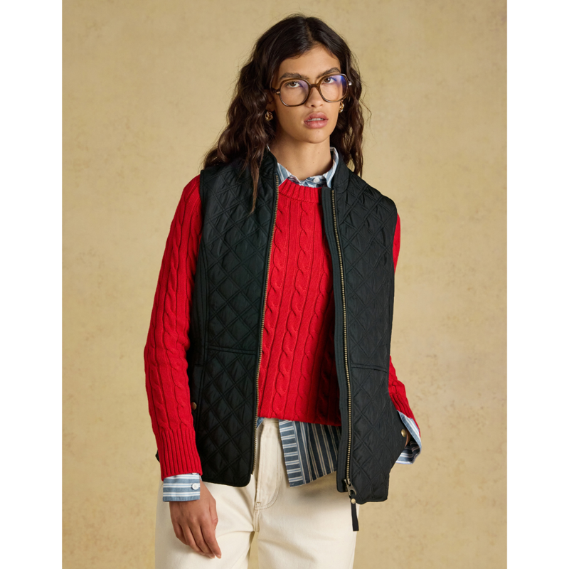 Joules Ladies Minx Gilet - Black-2