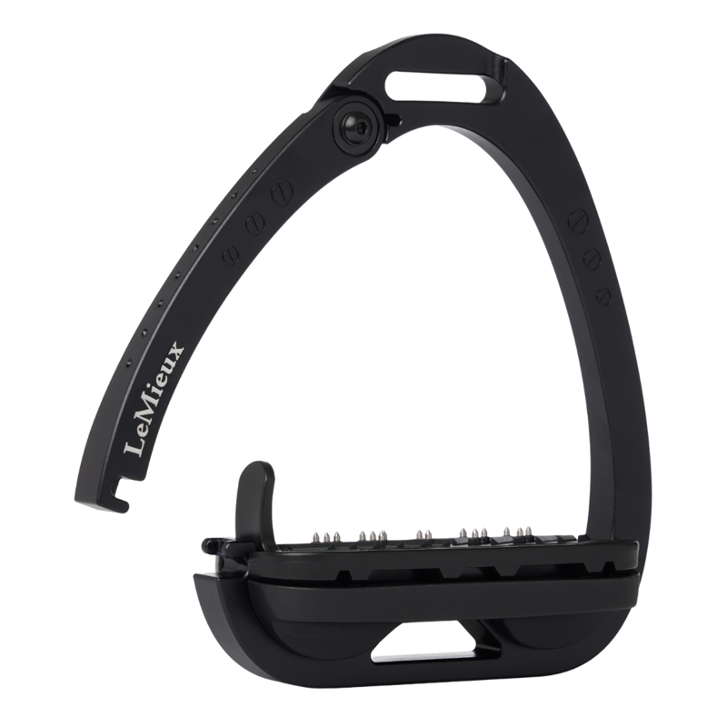 LeMieux Brilliance Vector Balance Stirrup - Black-1