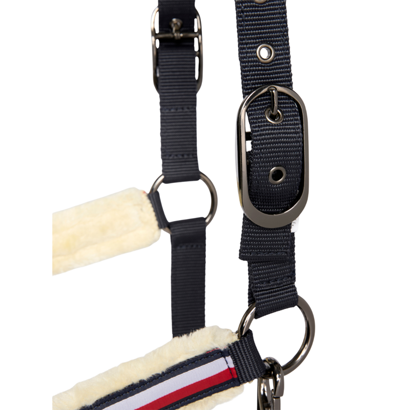 Tommy Hilfiger Yale Faux Fur Headcollar and Rope Set - Desert Sky-4