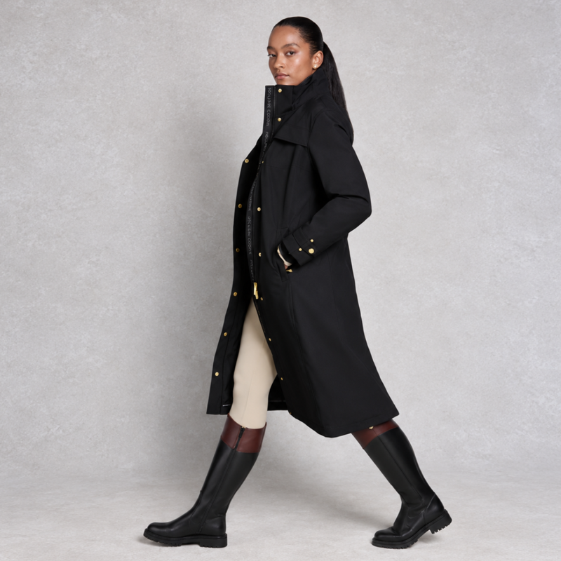 Holland Cooper Folgate Rain Coat - Black-3